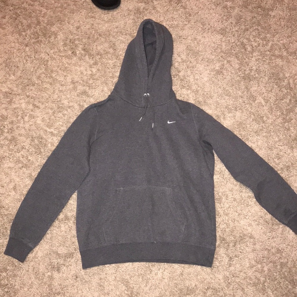 Charcoal grey bike hoodie